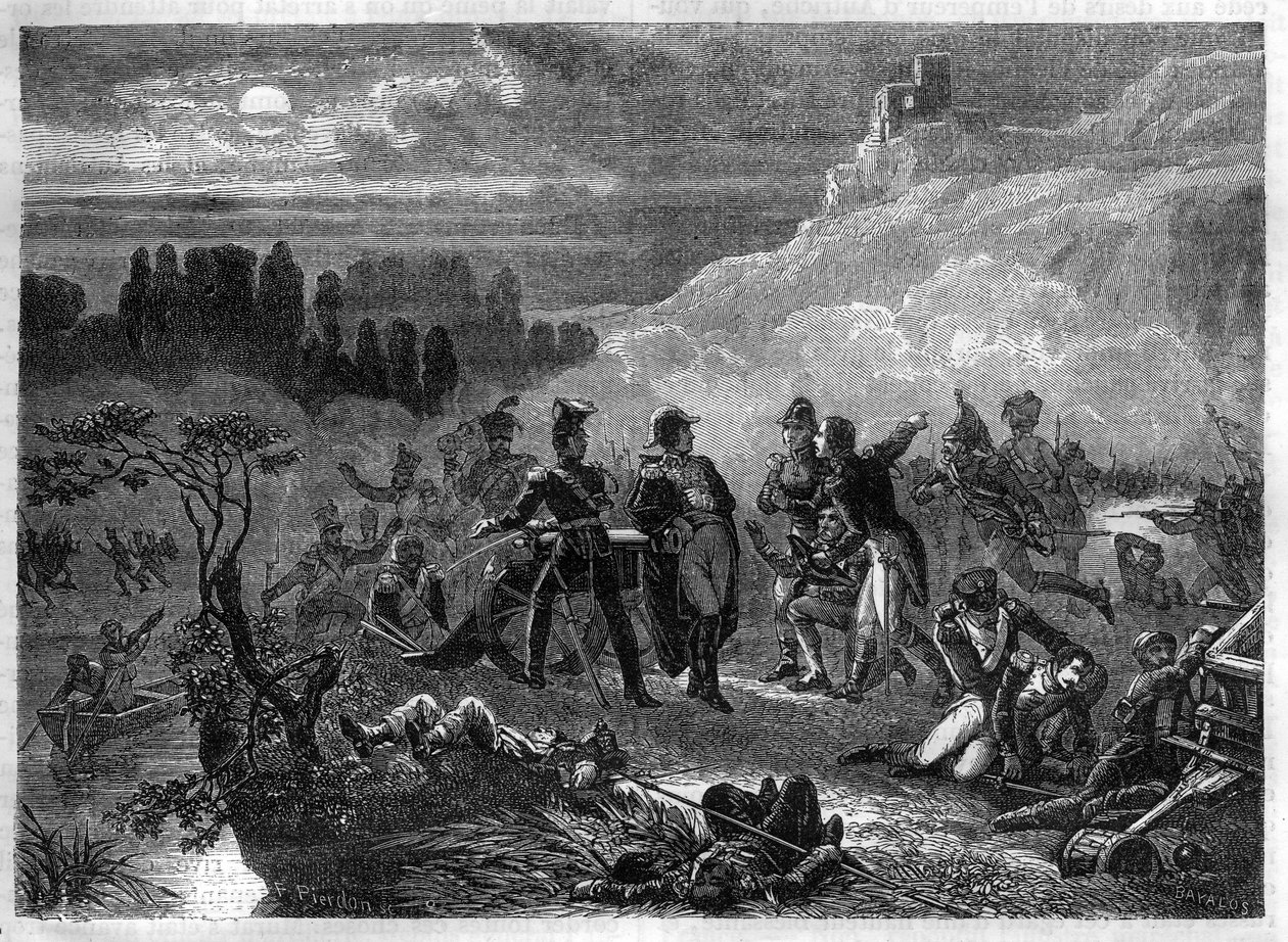 A harmadik koalíció háborúja 1805, durnsteini csata alkotó: French School