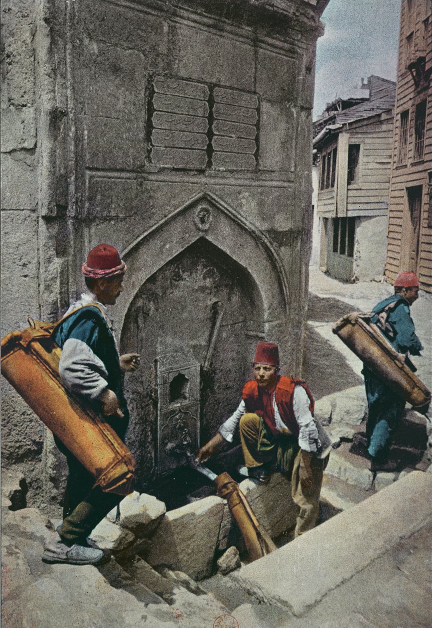 Vízszállítók Konstantinápolyban, 1895 körül alkotó: French School