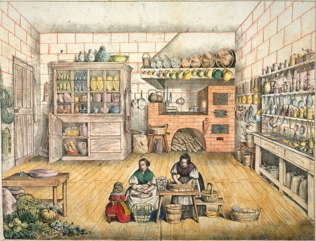 Jól felszerelt rusztikus konyha alkotó: French School