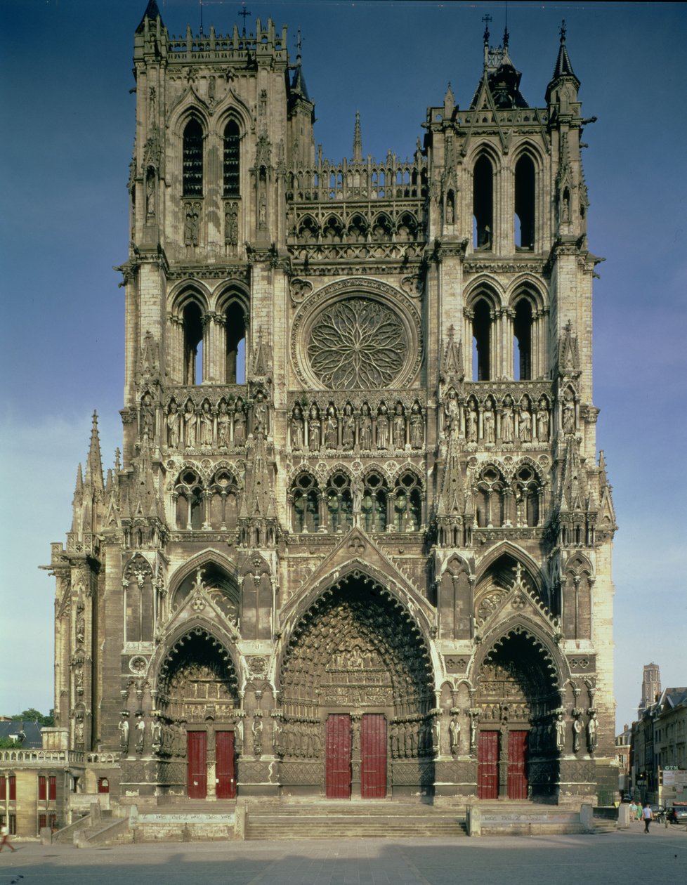 Nyugati homlokzat, 1220-70 körül (a részletekért lásd: 94631-34) alkotó: French School