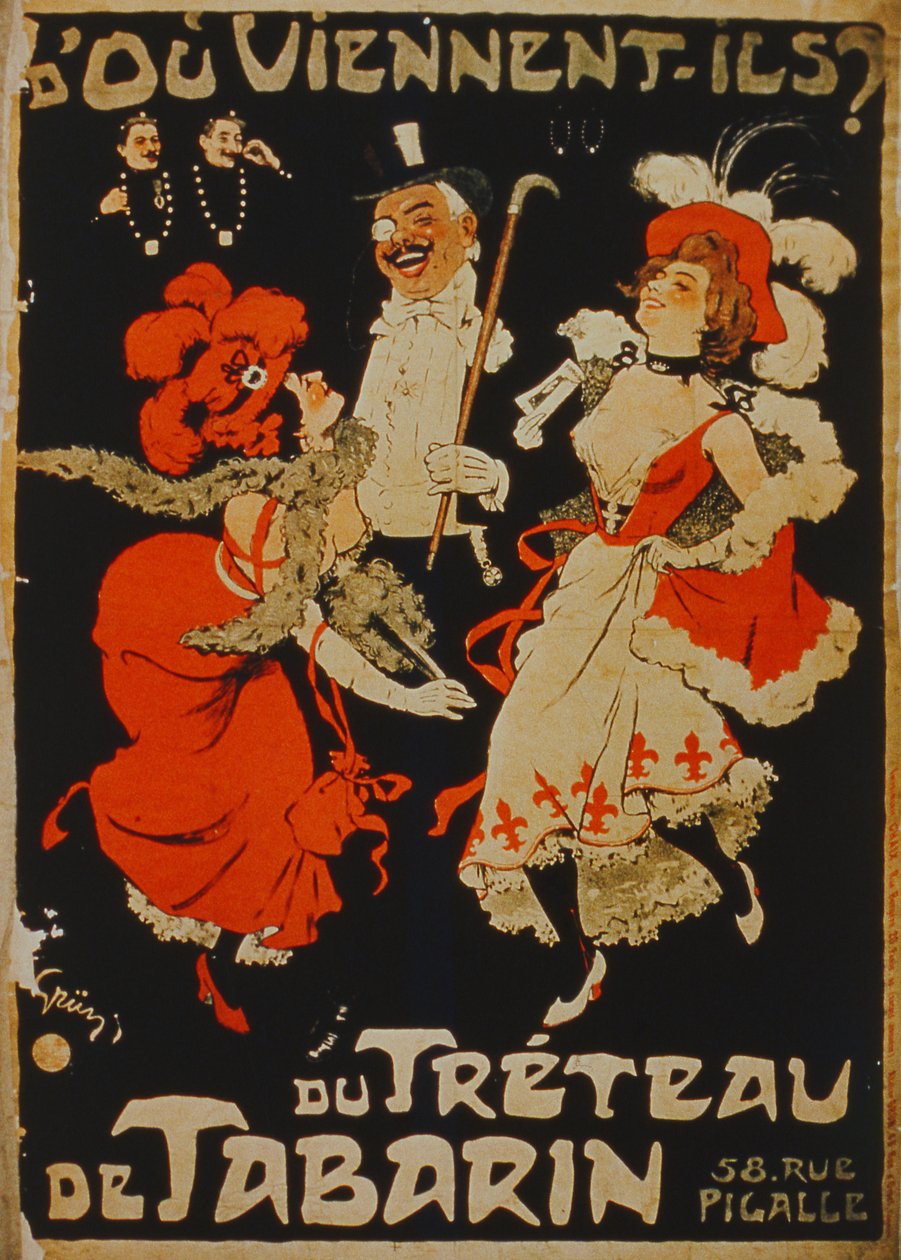 Honnan jöttek? A Treteau de Tabarinból, Pigalle-ból, Párizsból alkotó: French School