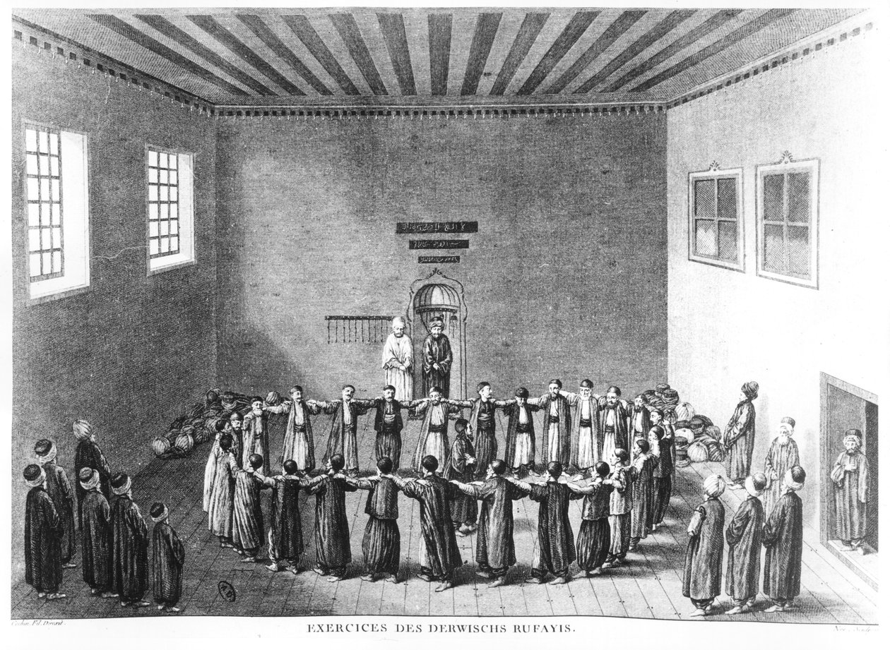 Örvénylő dervisek alkotó: French School
