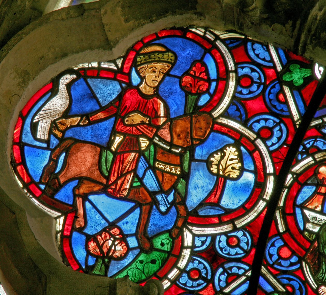 Window Ew, amely a hónapok munkásait ábrázolja. Lehet alkotó: French School