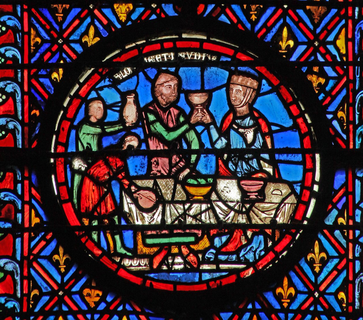 Ablak w12 Holofernész ünnepe XII. Judit 16-20 alkotó: French School