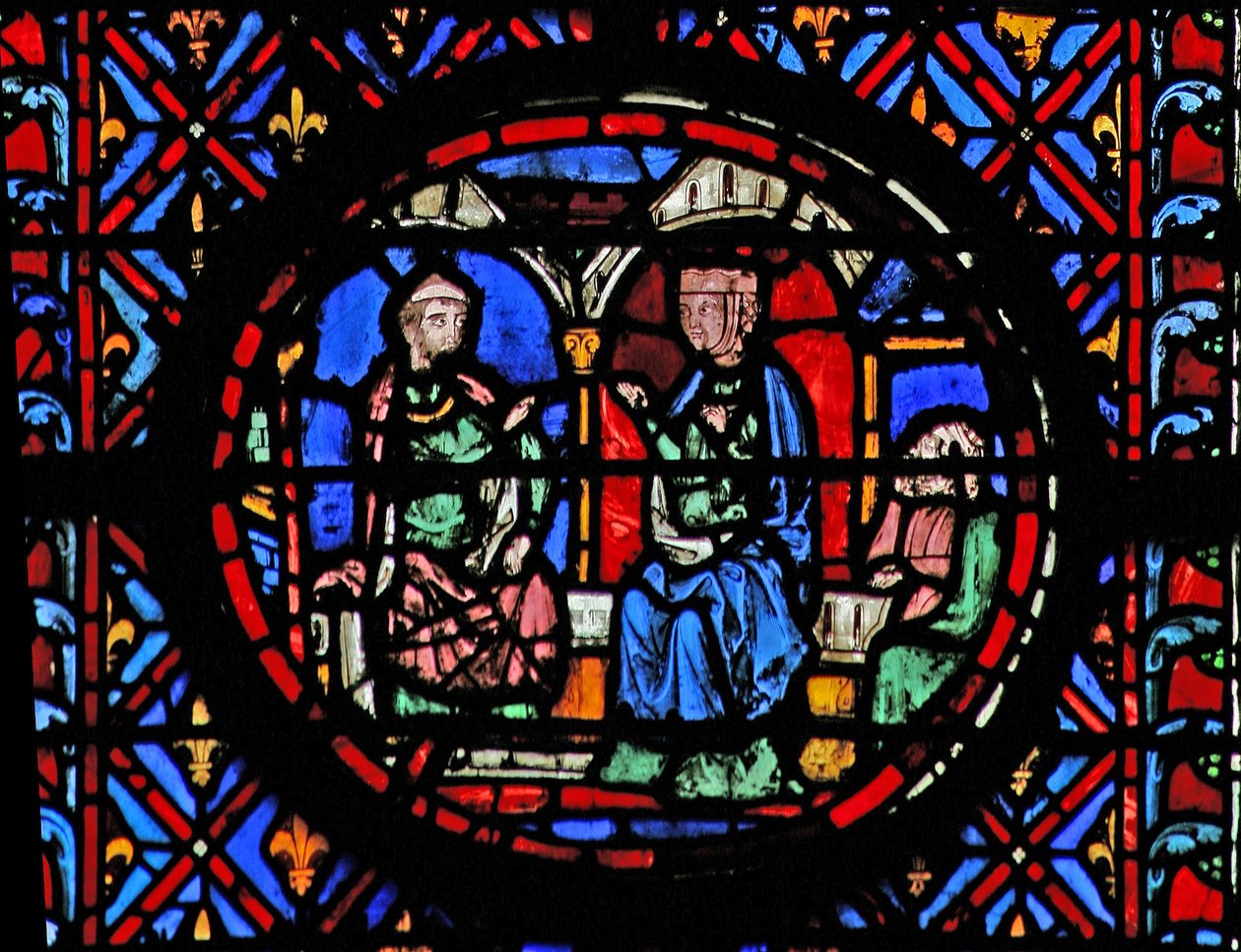 Ablak w12 a főpap Judit Juditot dicséri XV. 9-12 alkotó: French School