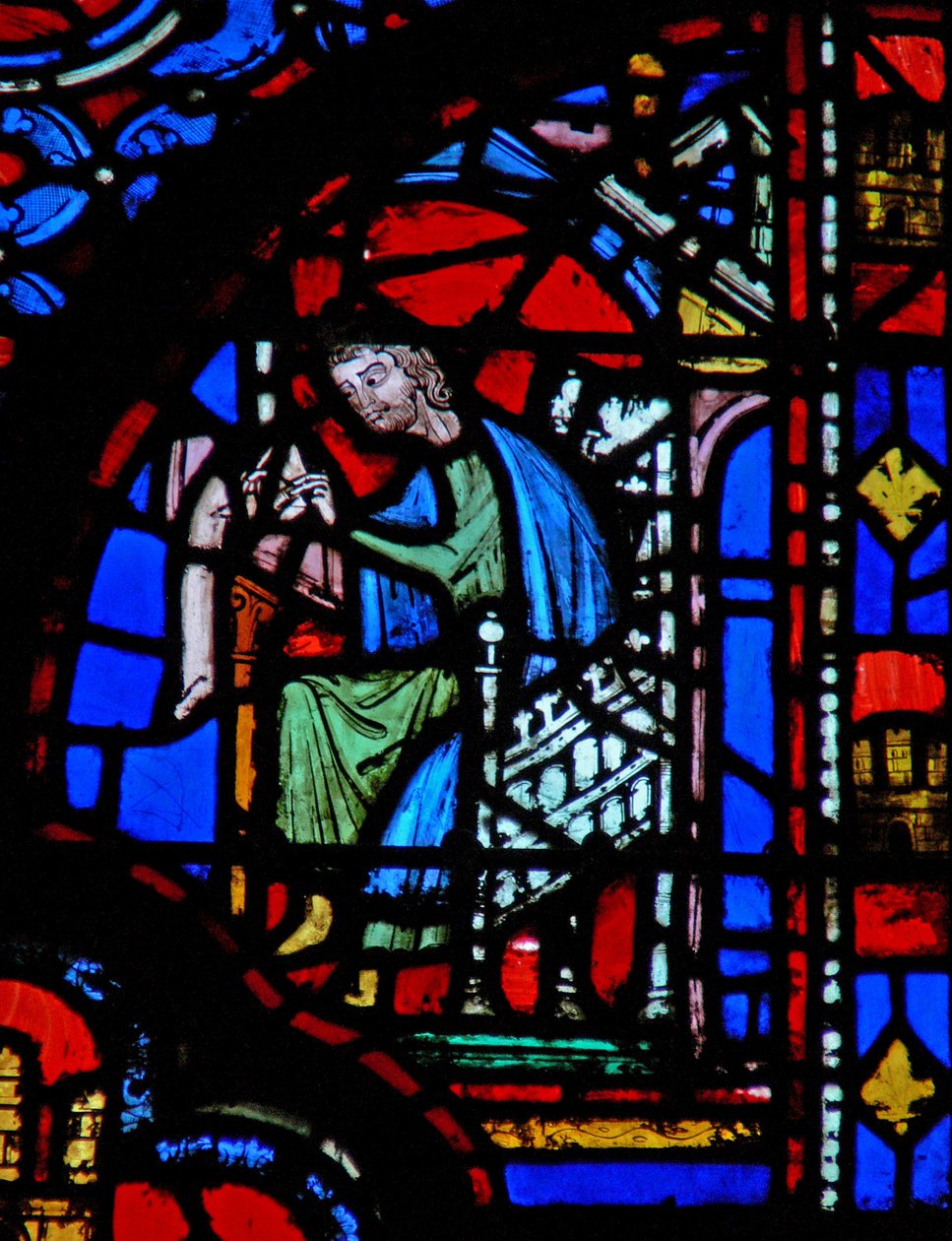 Ablak w13 Hámán parancsot ad Esth III 12-re alkotó: French School