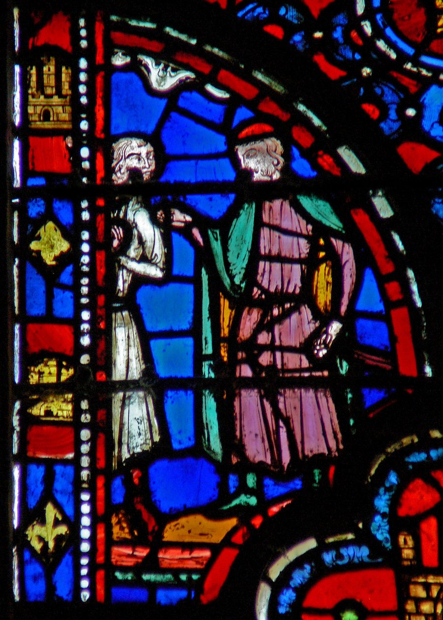 Window w13 Mordecai Esth diadala VI 11 alkotó: French School