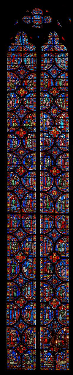 Window w13 Eszter könyve alkotó: French School