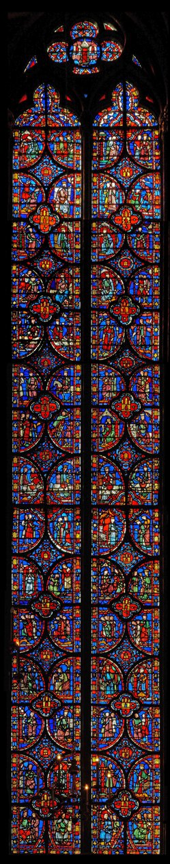 Window w13 Eszter könyve alkotó: French School
