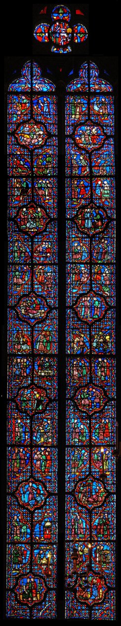Window w14 Sámuel könyvei és a királyok alkotó: French School