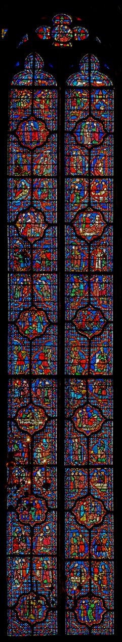 Window w14 Sámuel könyvei és a királyok alkotó: French School