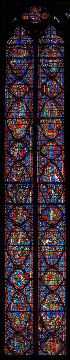 Window w15 a Szenvedély ereklyéinek története alkotó: French School
