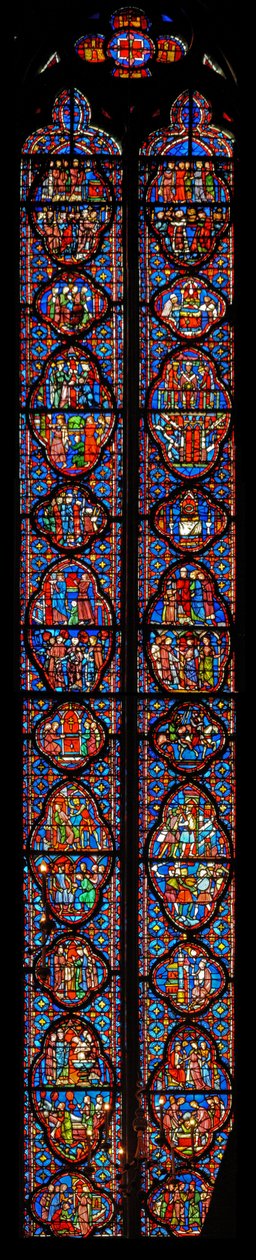 Window w15 a Szenvedély ereklyéinek története alkotó: French School