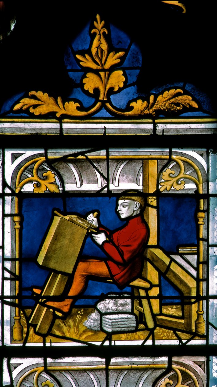A w25 ablak, amely egy drapériát ábrázol a Drapers ablakban alkotó: French School