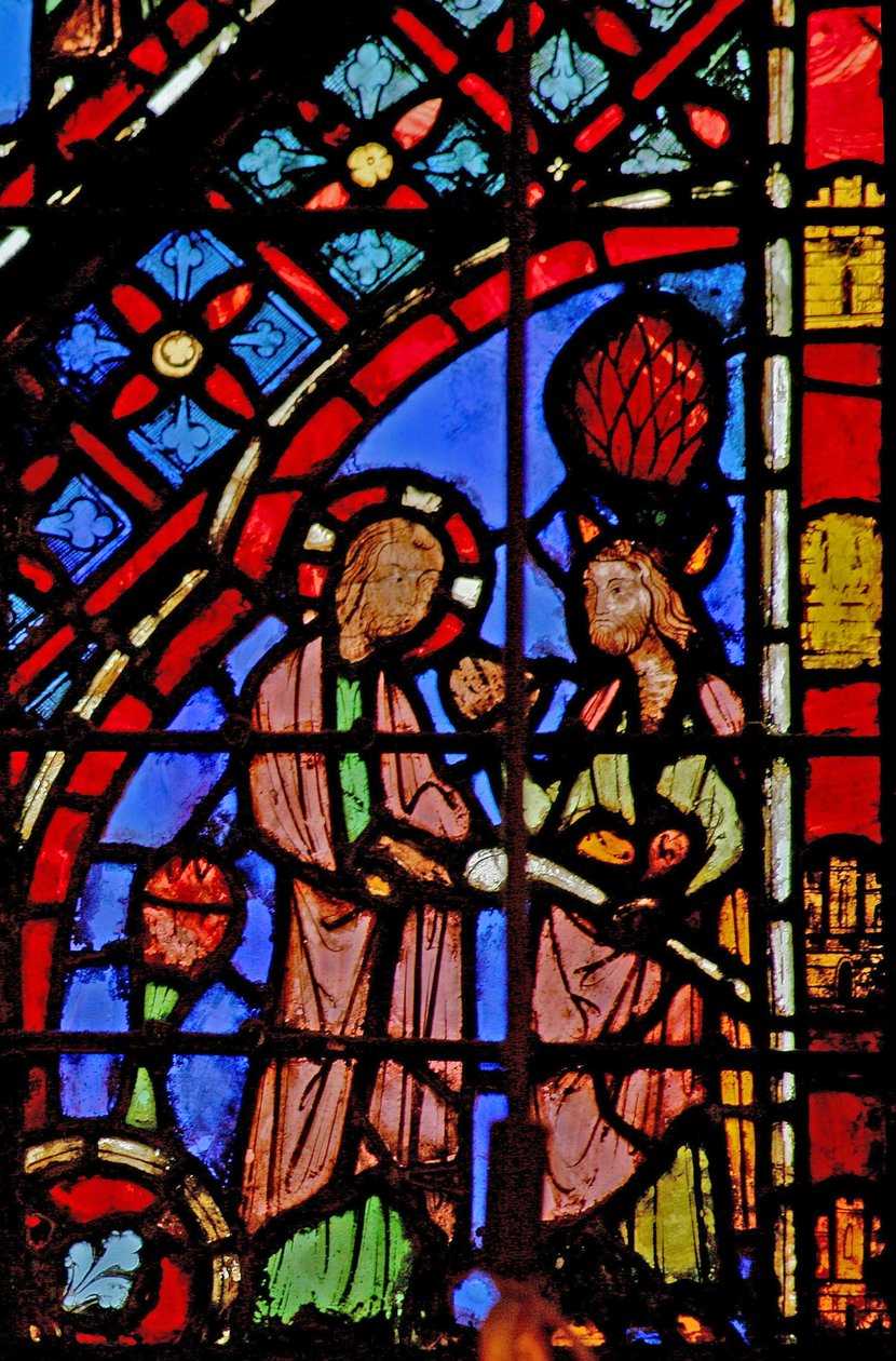 Ablak w2 Mózes Istennel alkotó: French School