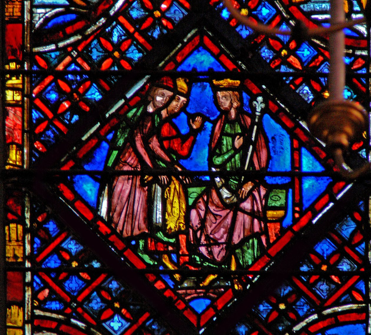 Window w2 Fáraó és mágusai Ex VII 11 vagy 22 alkotó: French School