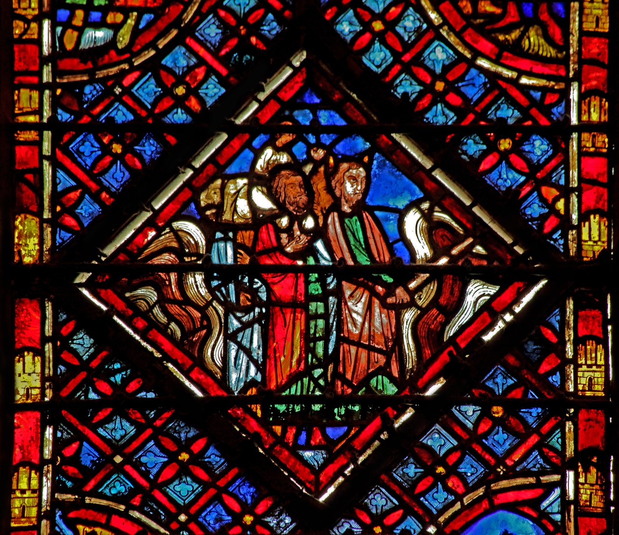Window w2 a Vörös-tenger átkelése Ex XIV 21-22 alkotó: French School