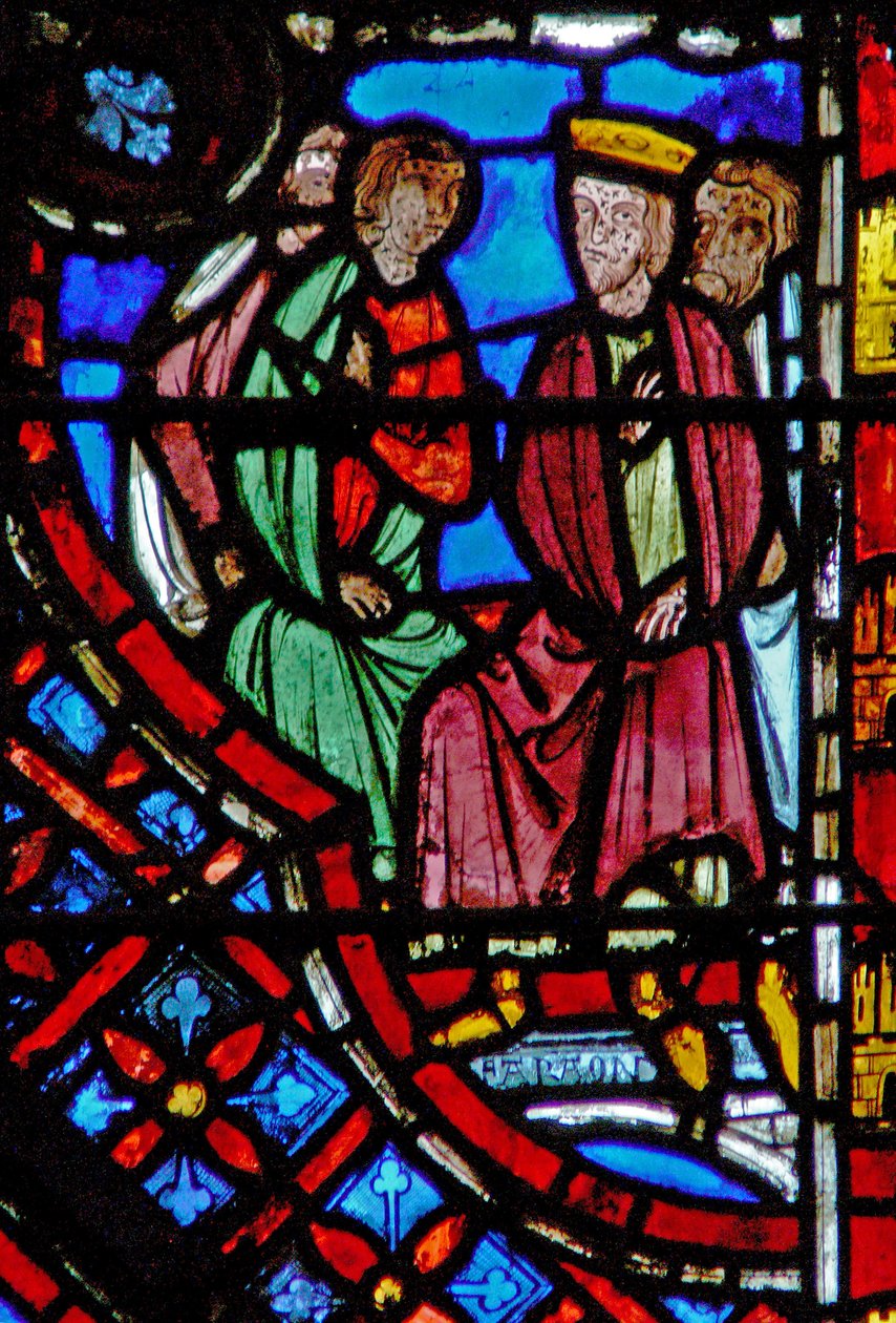 Window w2, a légypestis Ex VIII 17 alkotó: French School