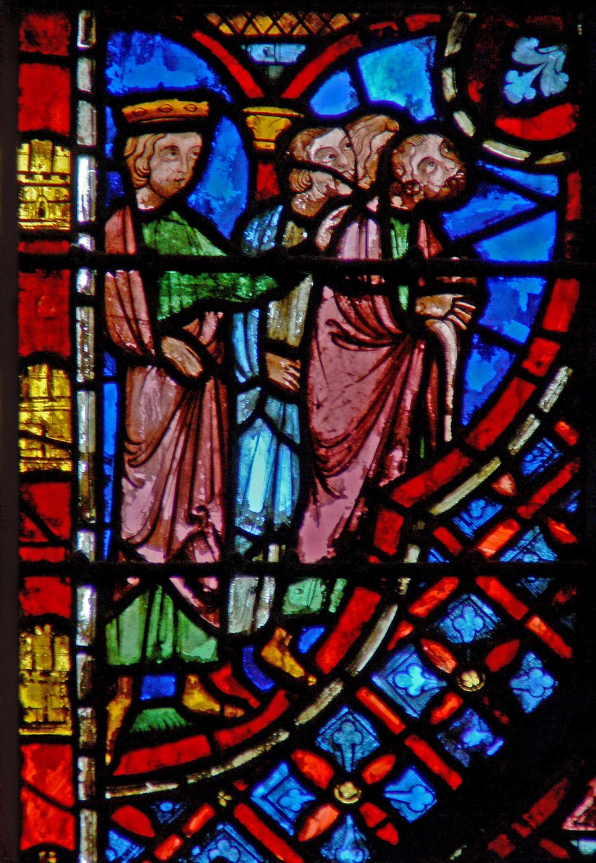 Window w2 a szomjúság pestise Ex VII 21 alkotó: French School