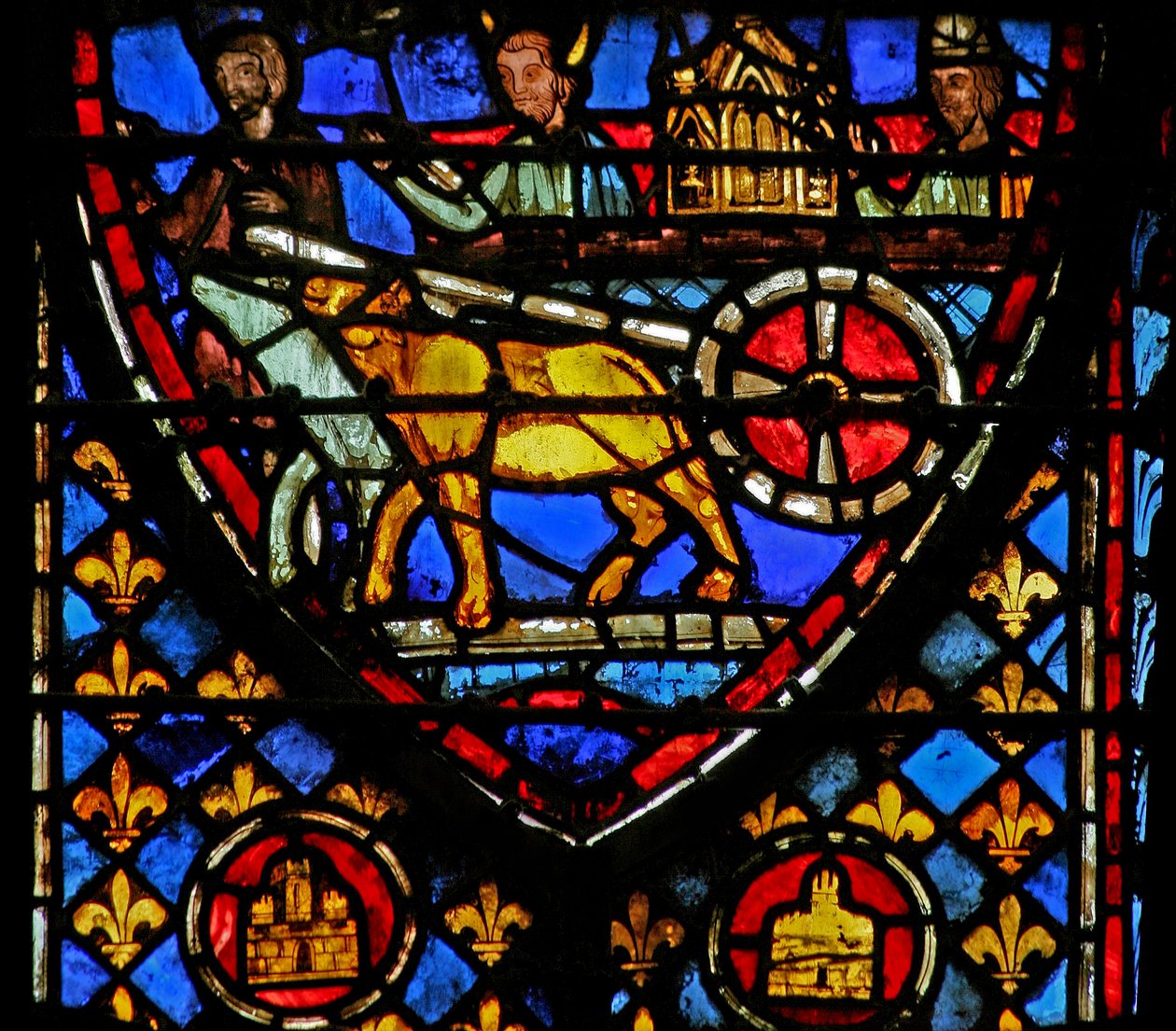 Window w3 A frigyláda hordozása Numb X 17, 21 33 alkotó: French School