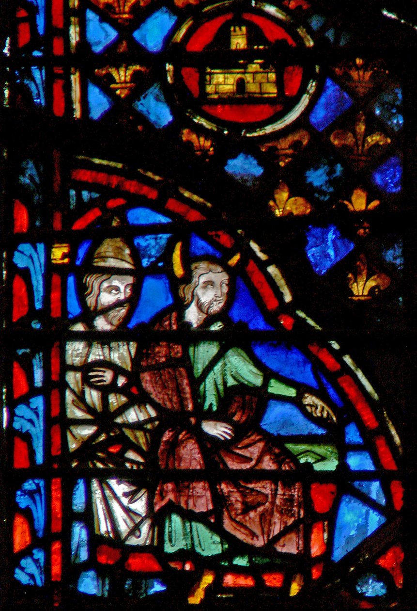 Window w3 Mózes és Áron elítélik a szombat XV 35-36. sz. alkotó: French School