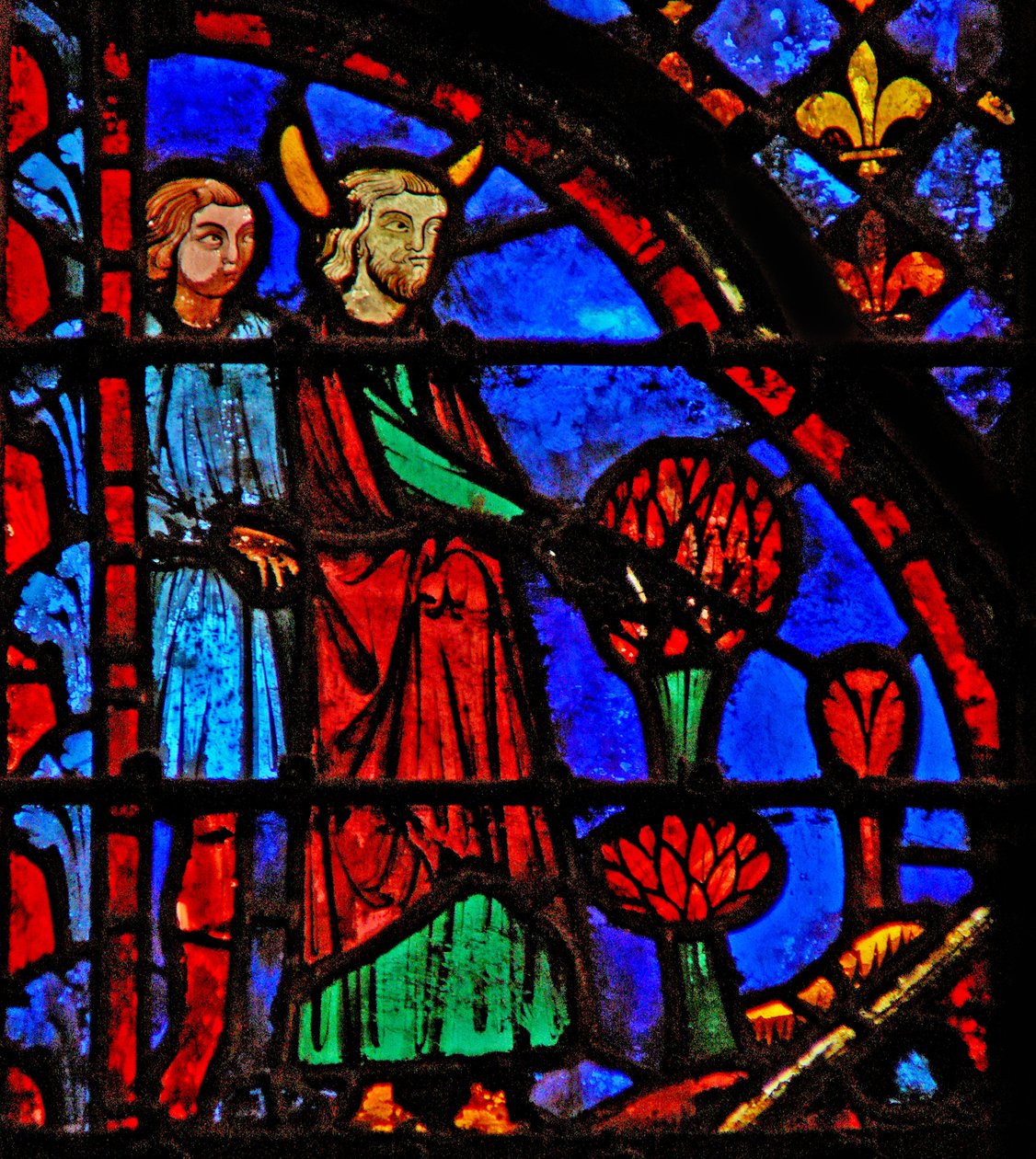 Window w3 Mózes elrendeli a tisztátalan Numb V 3-4 kiűzését alkotó: French School