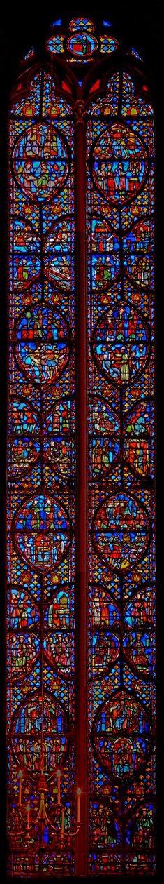 Window w3 a Számok könyve alkotó: French School