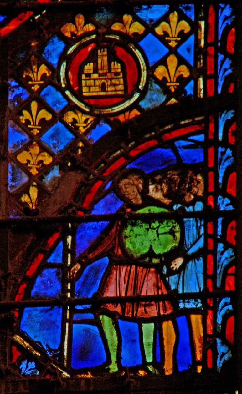Window w3 az izraeliták az ország felfedezésére készülnek Numb XIII 22-23 ??? alkotó: French School