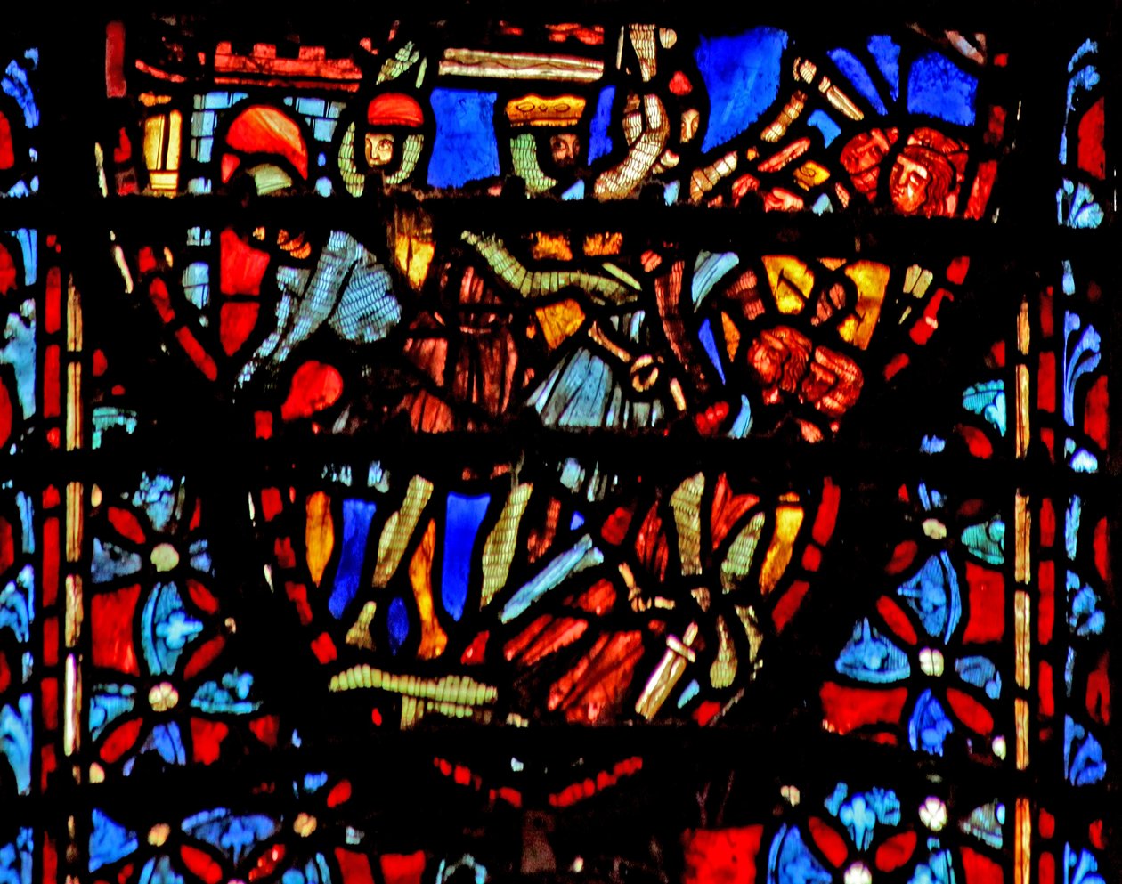 Window w4 Egy város megörökítése Josh XI alkotó: French School