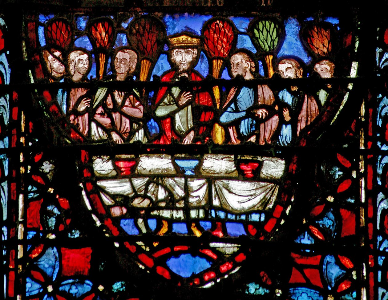 Window w4 A húsvét ünneplése Josh V 10 alkotó: French School