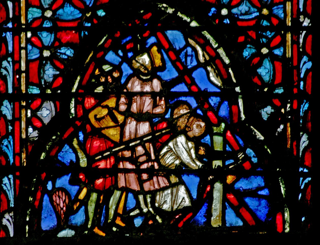 Window w4 Kings felakasztják Josh X 26-ot alkotó: French School