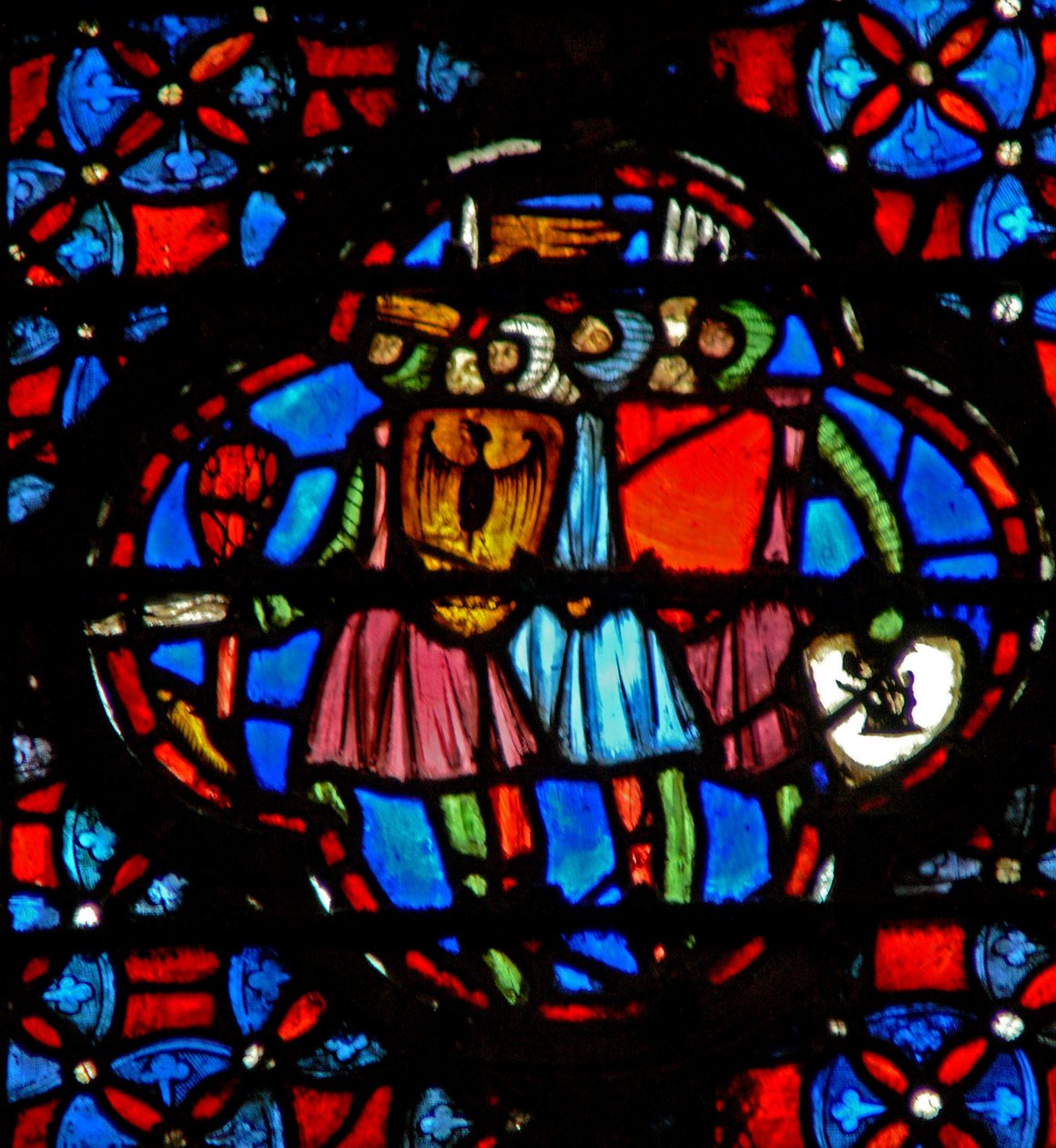 Window w4 Menetelés a háborúba Josh XI 7 alkotó: French School