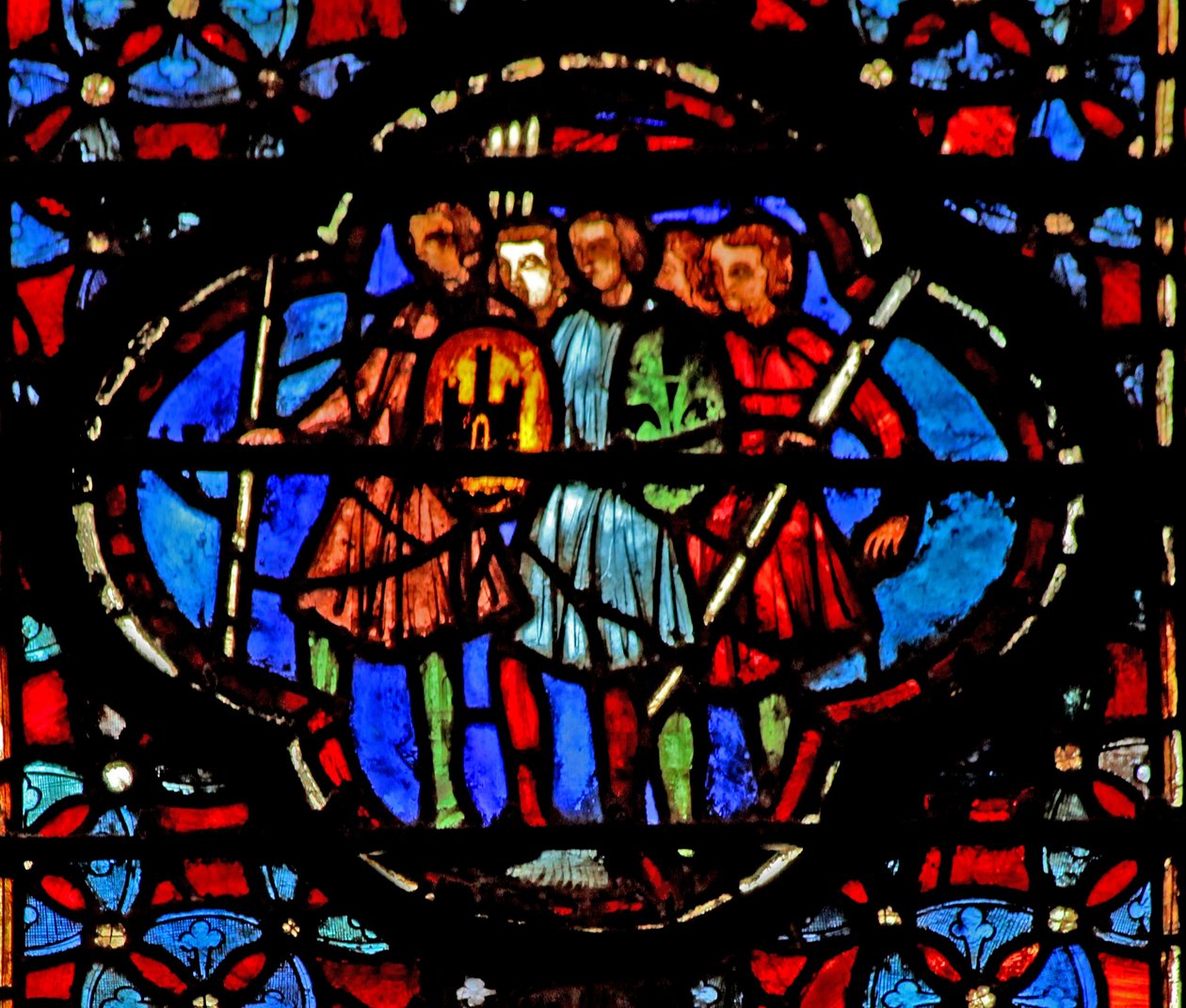 Window w4 Izrael fiai menetelnek alkotó: French School