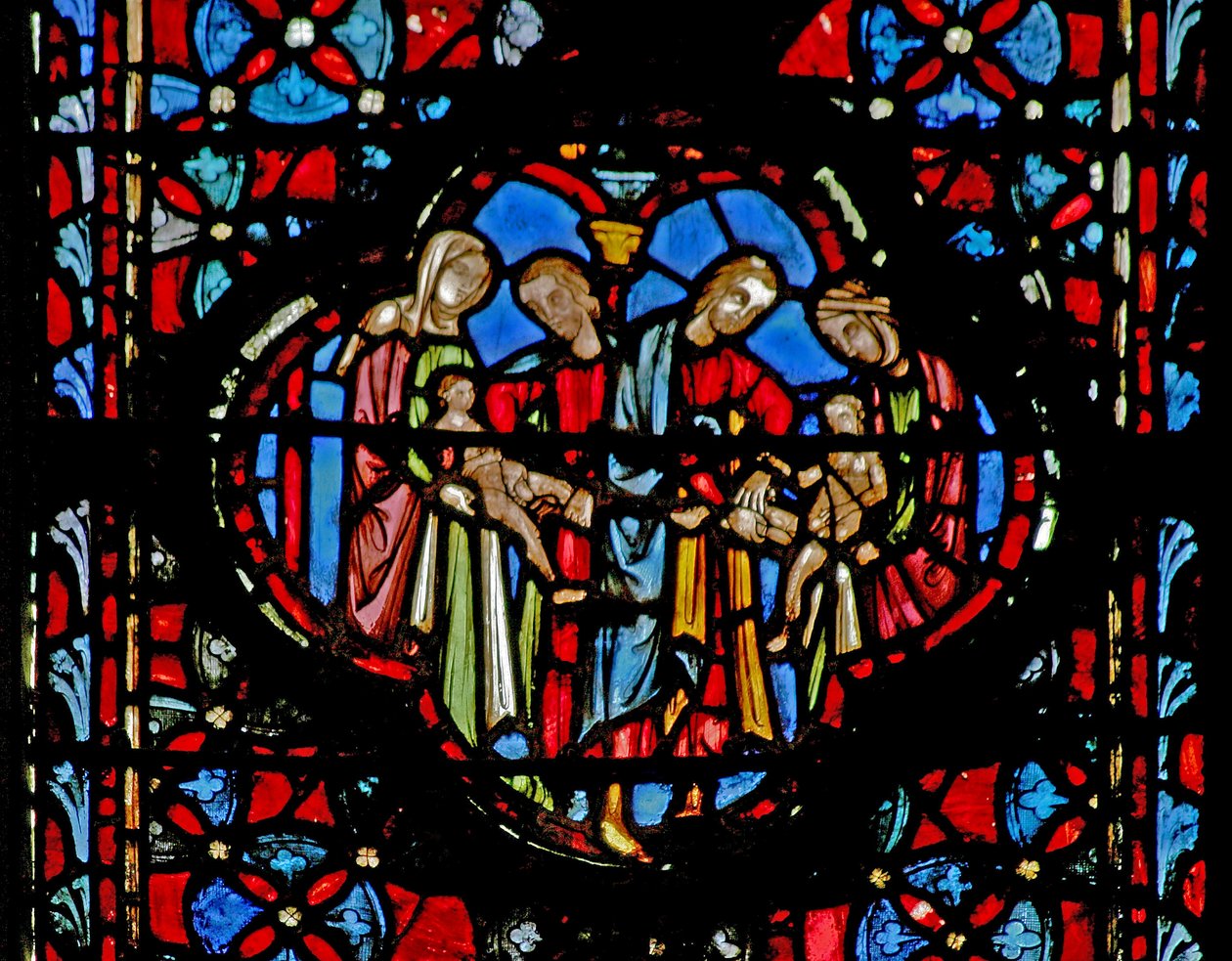 Window w4 a nép körülmetélése Josh V 2-3 alkotó: French School