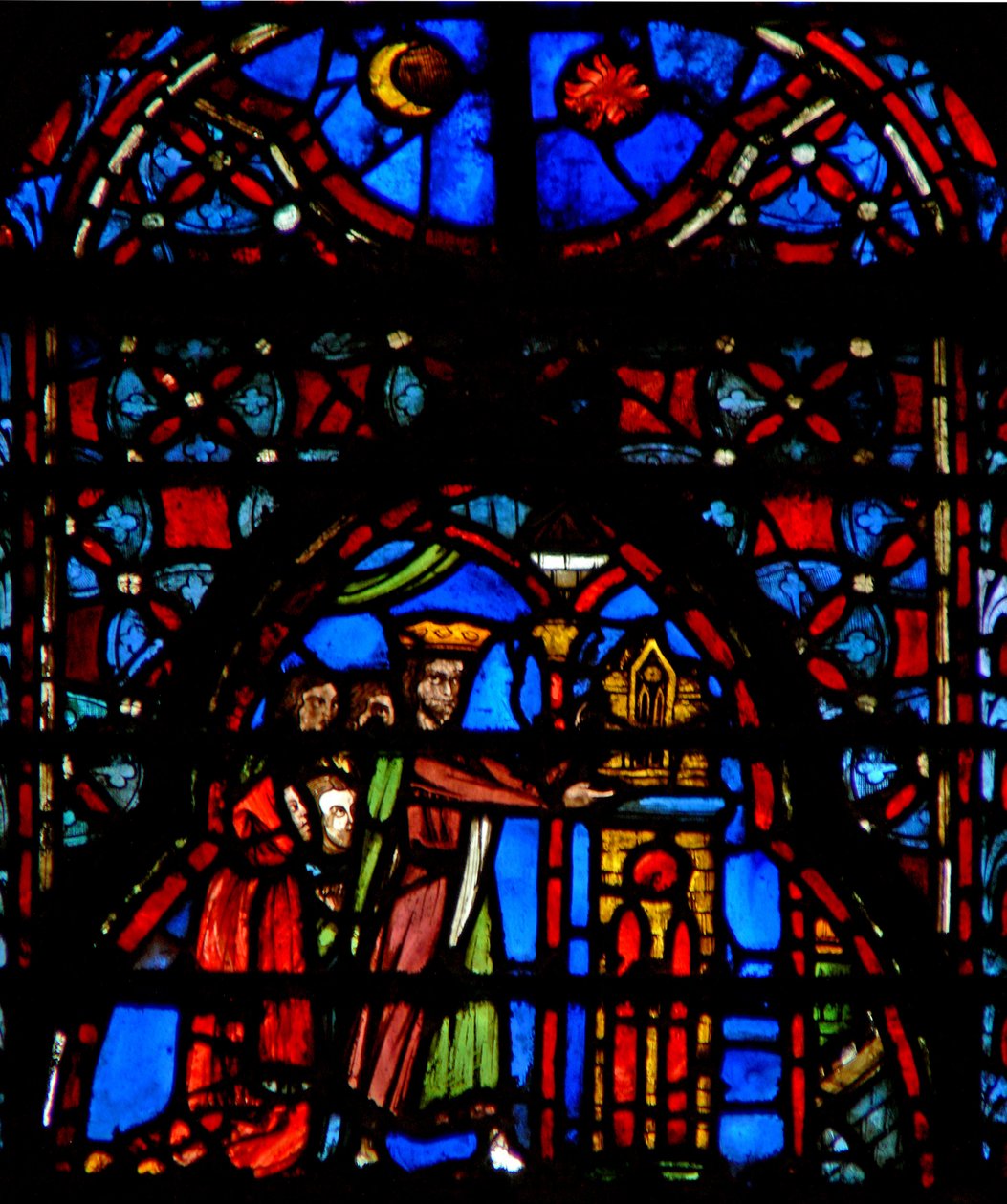 Window w4 a Tabernákulum Shiloh Josh XVIII-ben 1 alkotó: French School