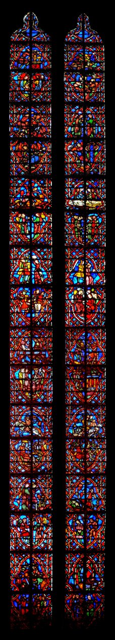 Window w5 a Bírák könyve alkotó: French School