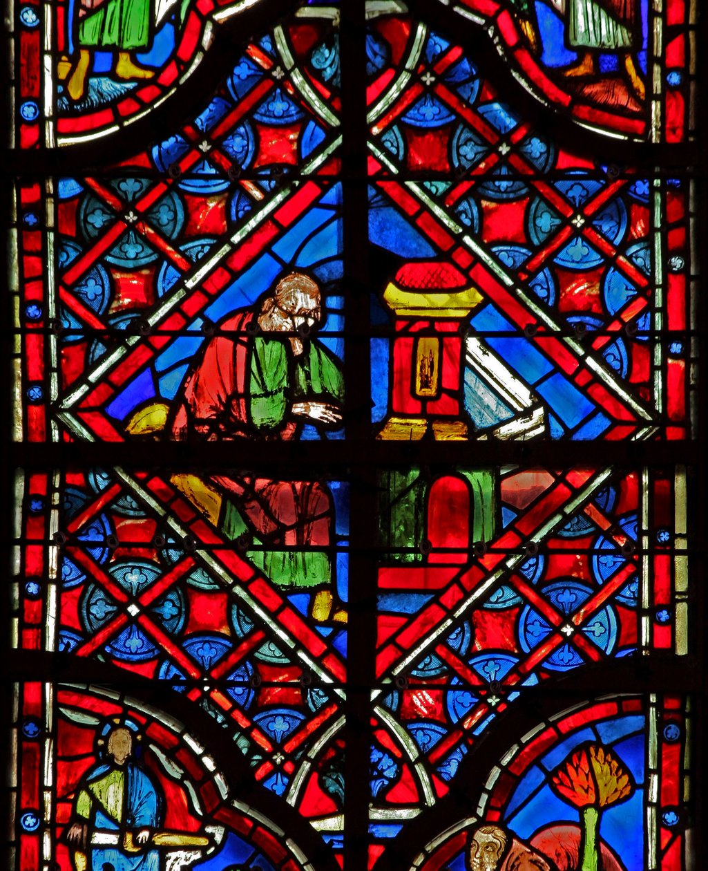 Ablak w6L Ésaiás látomása Jeruzsálemről. 126 alkotó: French School