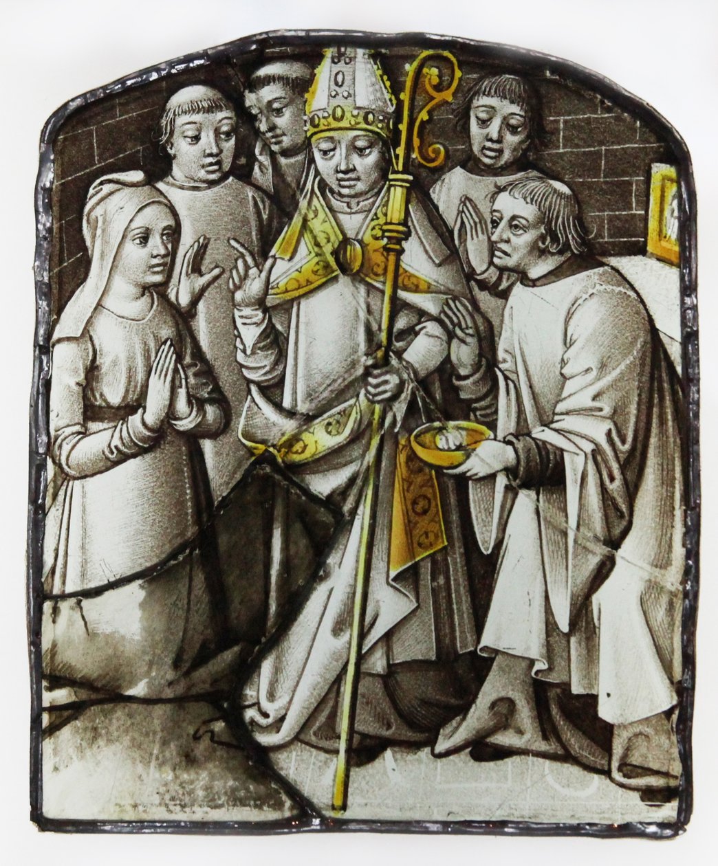 W78-as ablak, amely a Bűnbánat szentségét ábrázolja alkotó: French School