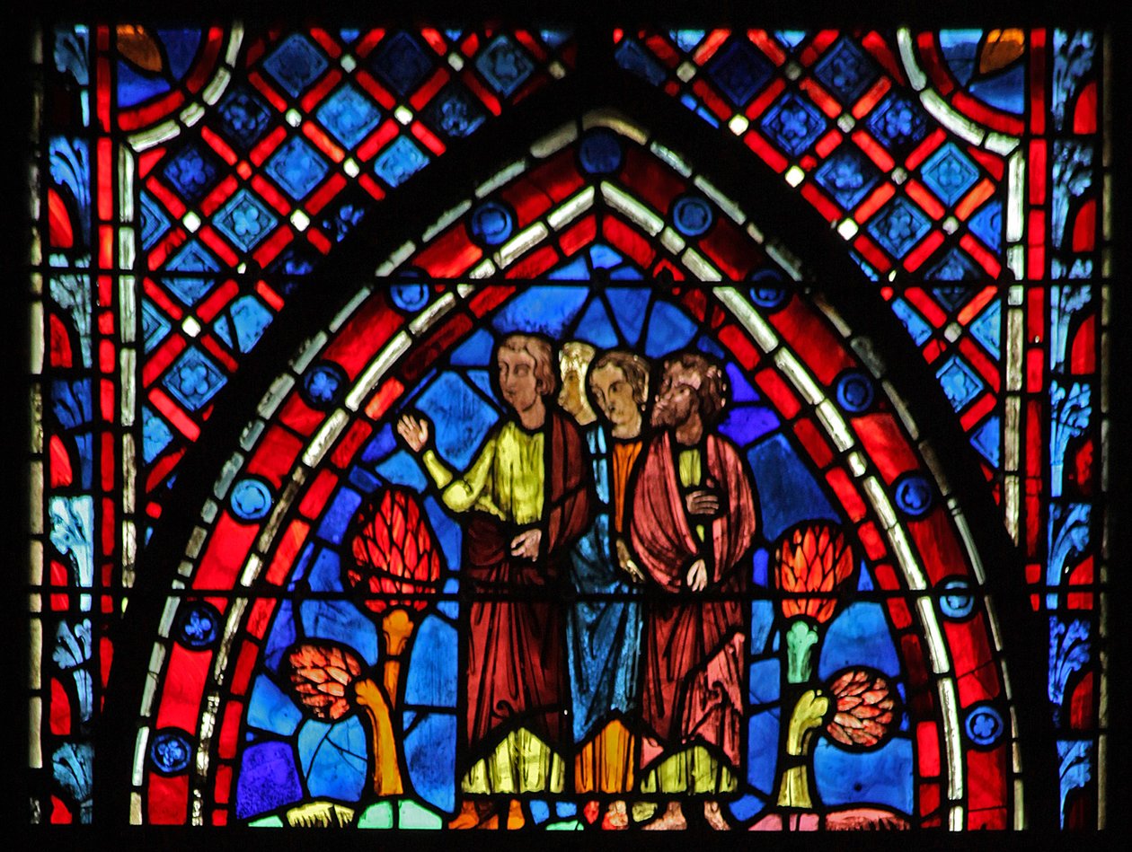 Ablak w7 A csoport fákkal alkotó: French School