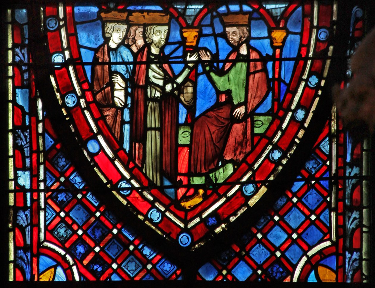Window w7 the Magi – Heródesszel alkotó: French School