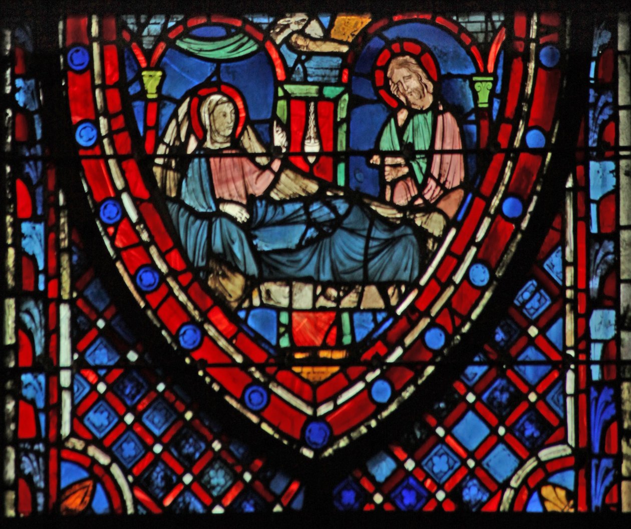 Window w7 a betlehemes alkotó: French School