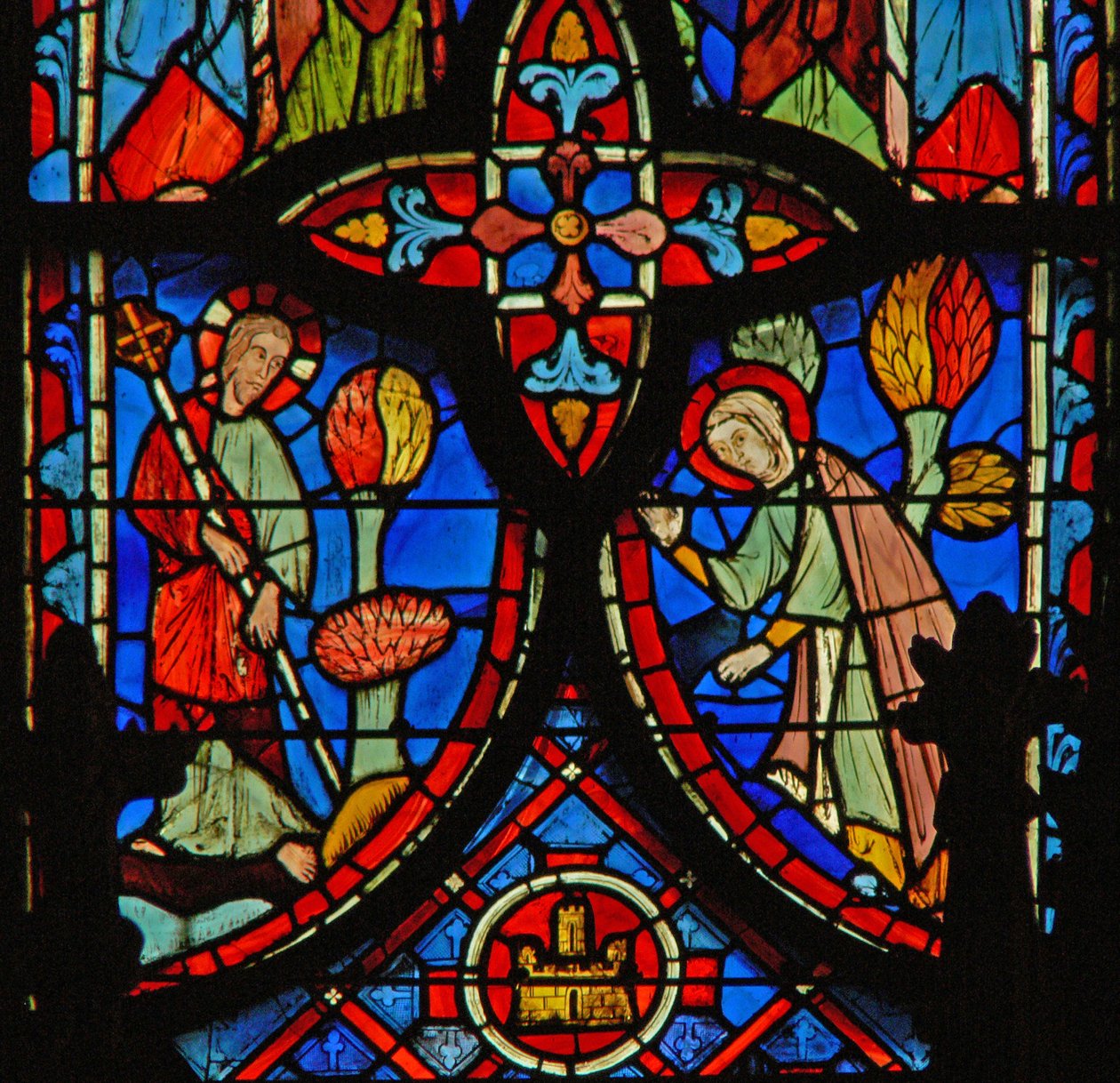 Window w8 the Resurrection – Megjelenés Magdalénának alkotó: French School