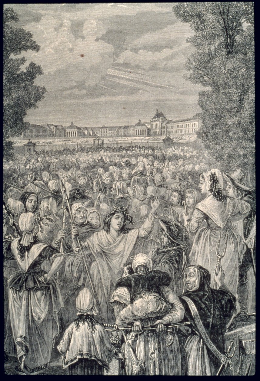 A nők menetelése Versailles-ban, 1789. október 56 alkotó: French School
