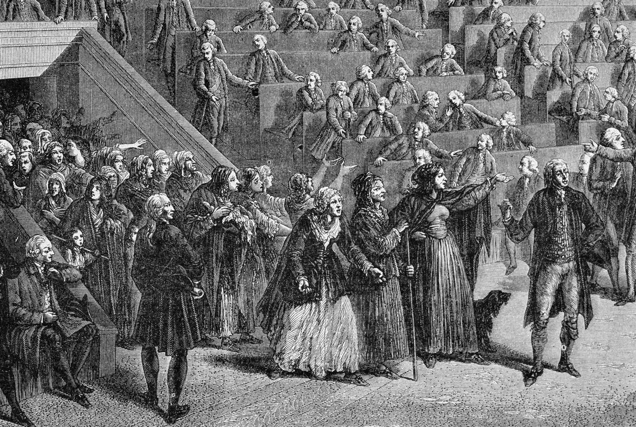 A nők megszállják a közgyűlést, 1789. október 56 alkotó: French School