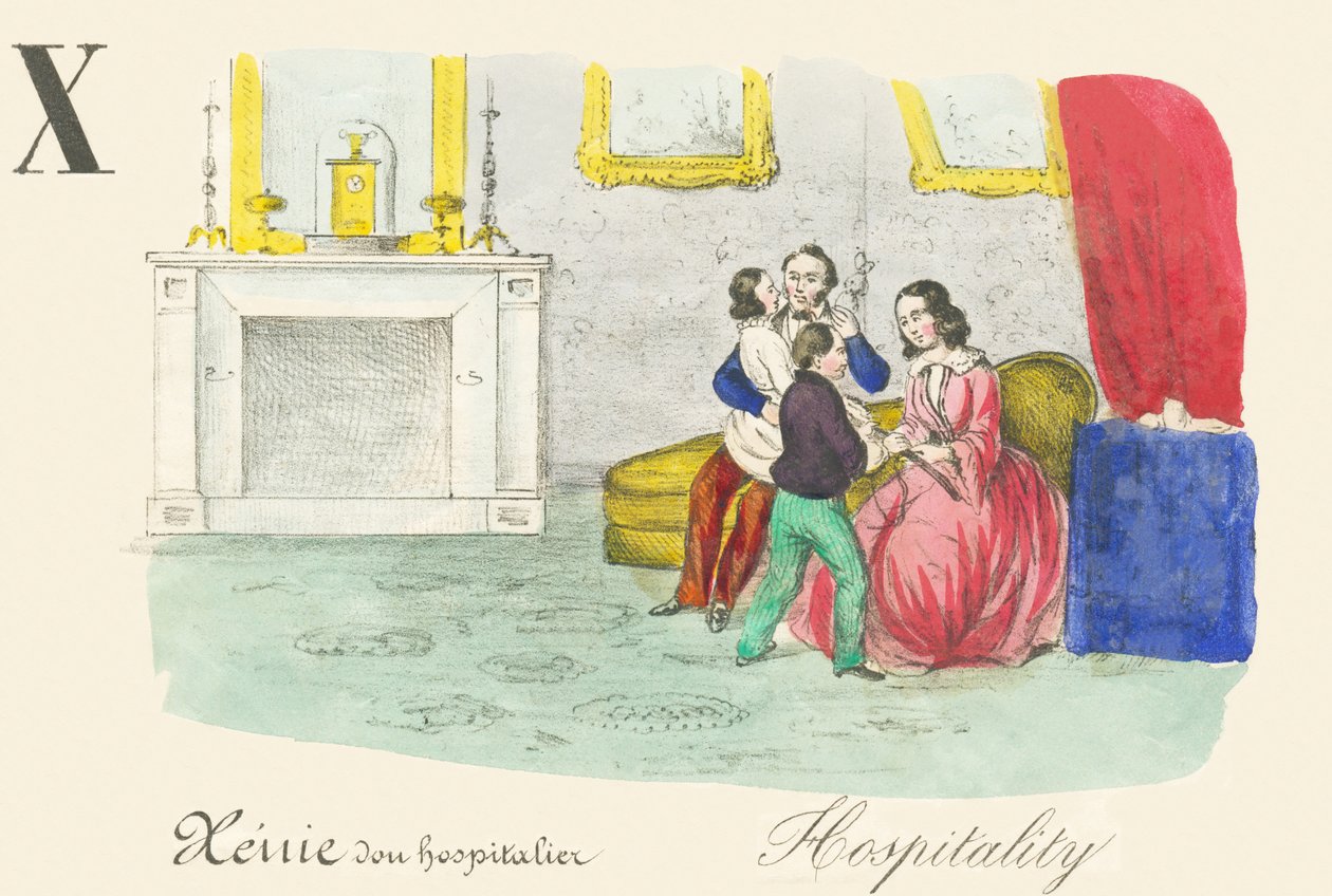 X: Xenie dou hospitalier – Vendéglátás alkotó: French School