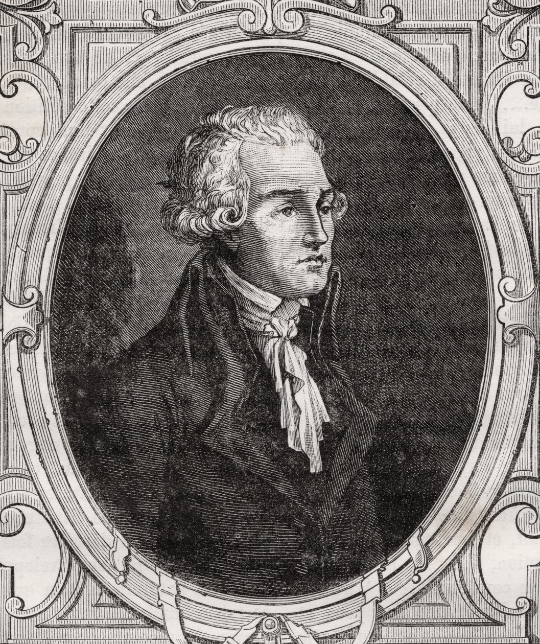Fiatal Robespierre, Louis Blanc (1811-82) "Histoire de la Revolution Francaise" című művéből alkotó: French School