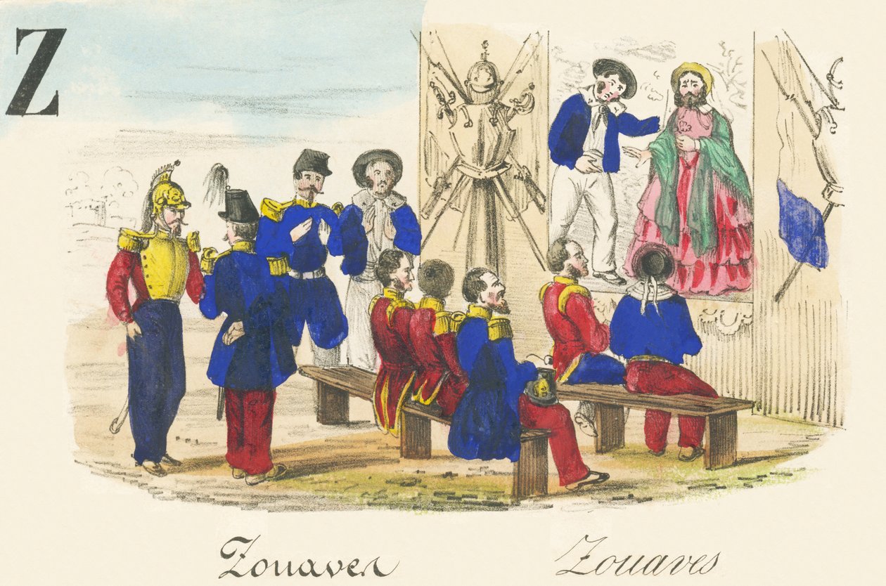 Z: Zouaves — Zouaves alkotó: French School