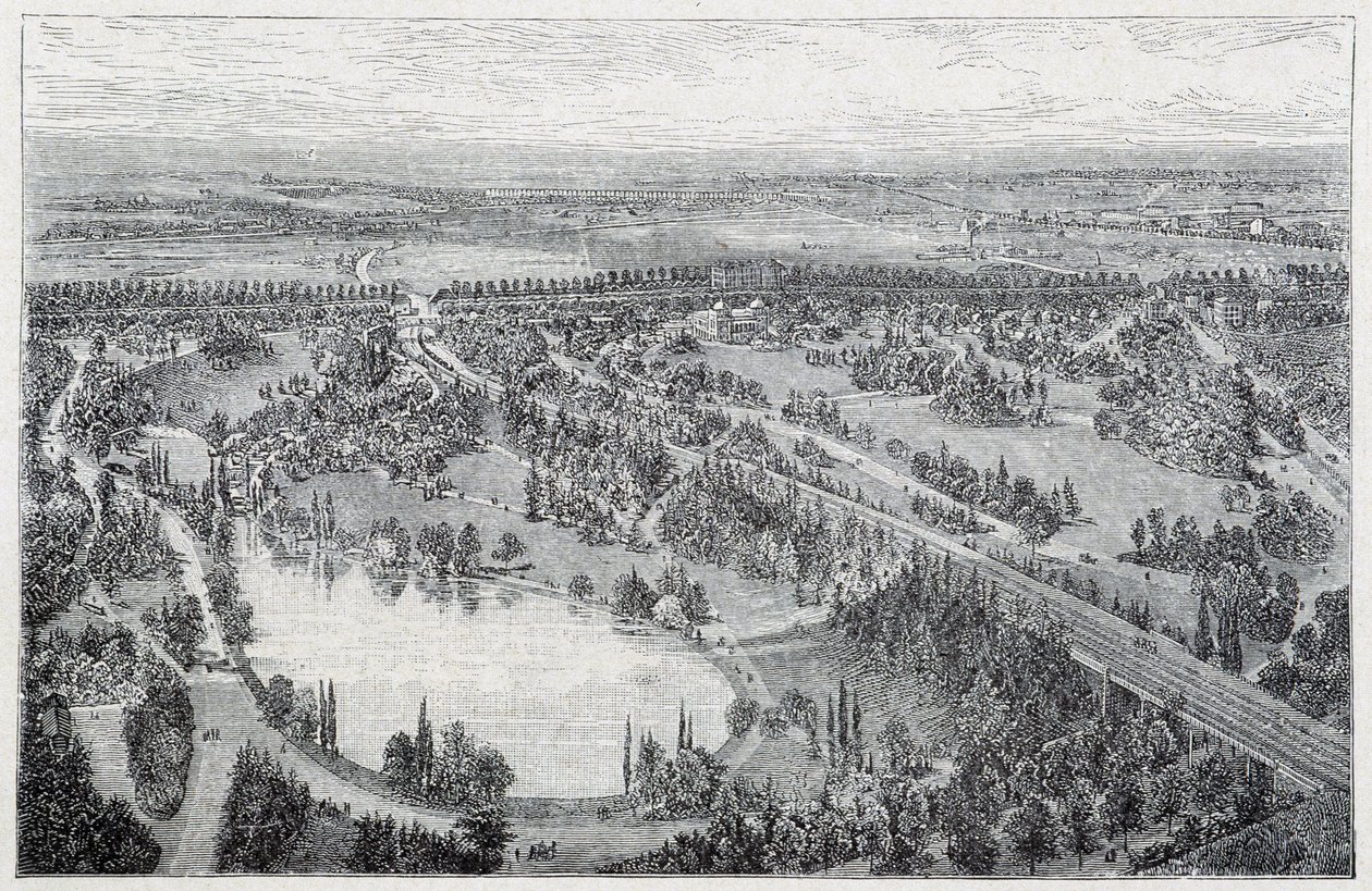 a Parc du Montsouris légifelvétele alkotó: French School