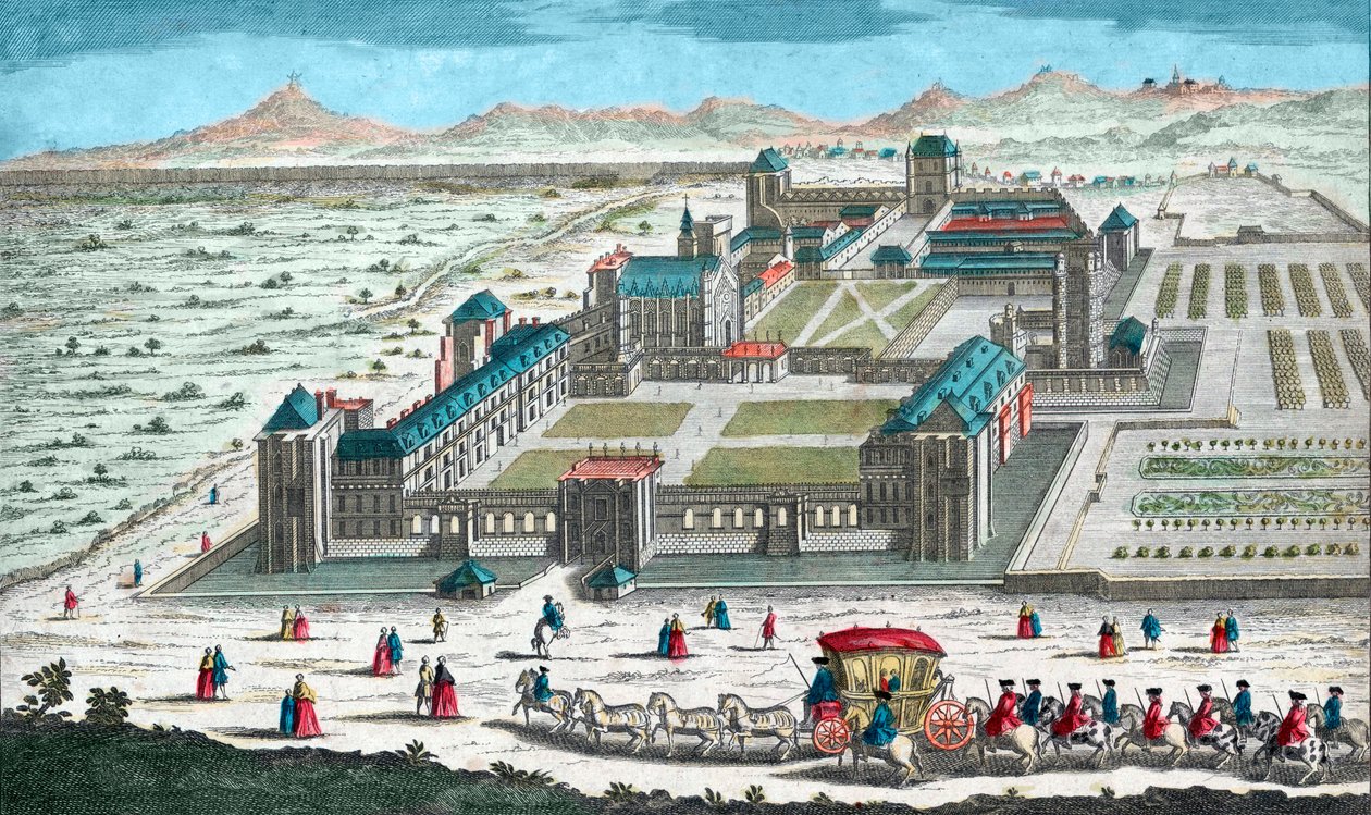 kilátás a Vincennes-kastélyra - Chateau de Vincennes Párizs közelében, en vue d