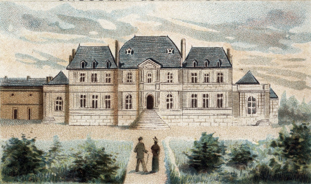 kilátás a Chateau de la Muette-re (Passy) alkotó: French School